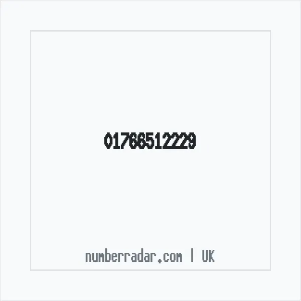 Reverse number check for +44 1766 512229 — who called me?