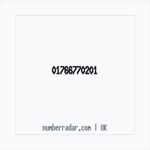 Reverse number check for +44 1766 770201 — who called me?