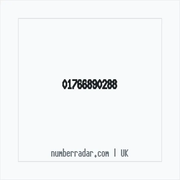 Reverse number check for +44 1766 890288 — who called me?