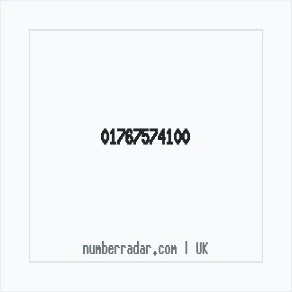 Reverse number check for +44 1767 574100 — who called me?