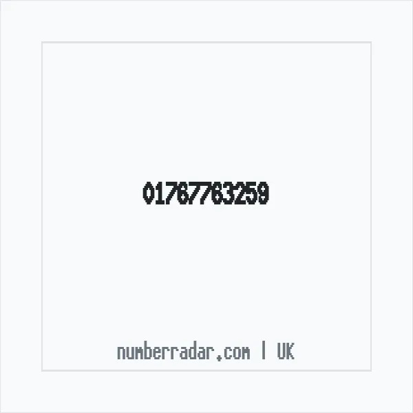 Reverse number check for +44 1767 763259 — who called me?