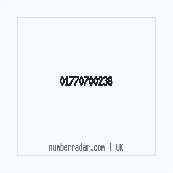 Reverse number check for +44 1770 700236 — who called me?