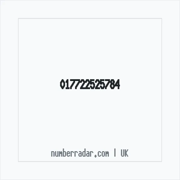 Reverse number check for +44 (1772) 252-578 — who called me?
