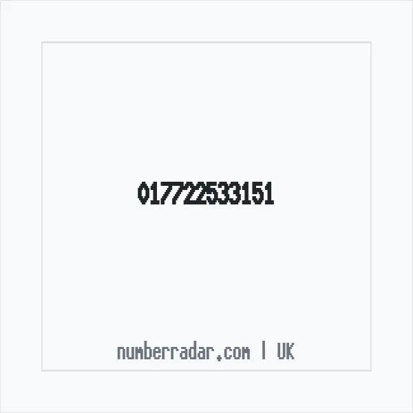 Reverse number check for +44 (1772) 253-315 — who called me?