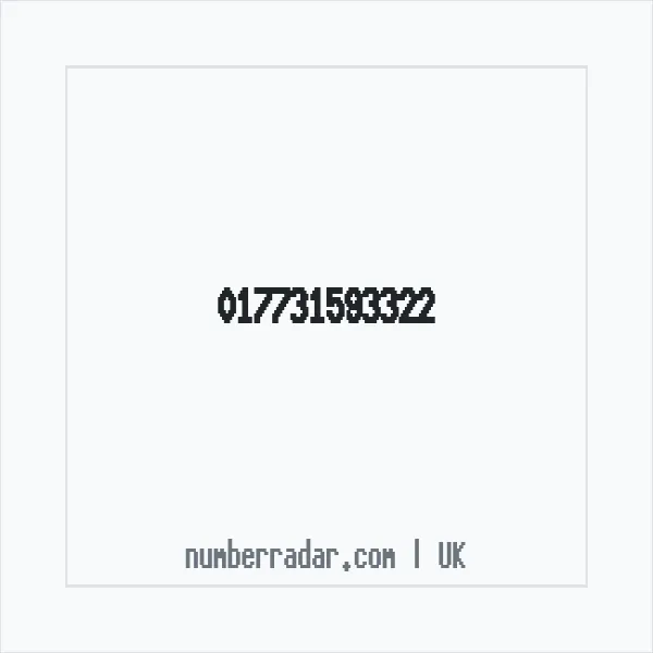 Reverse number check for +44 (1773) 159-332 — who called me?