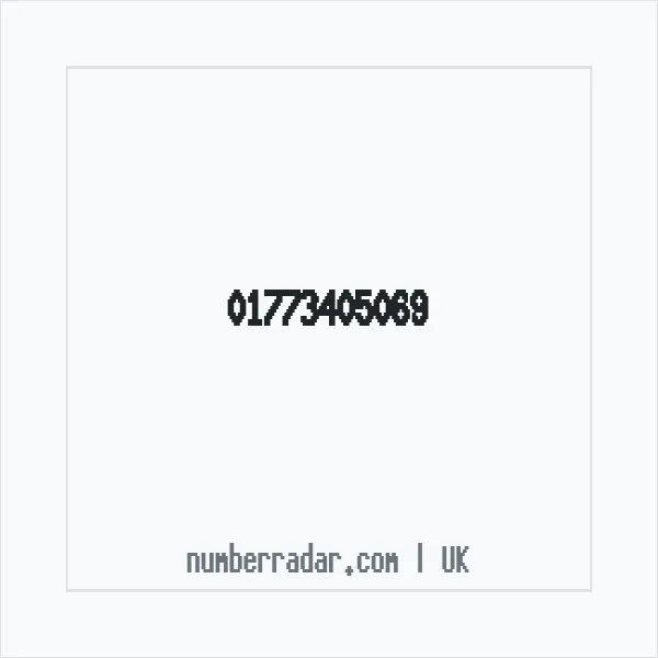 Reverse number check for +44 1773 405069 — who called me?
