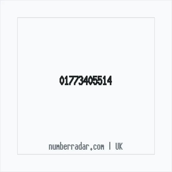 Reverse number check for +44 1773 405514 — who called me?