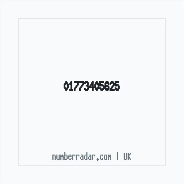 Reverse number check for +44 1773 405625 — who called me?