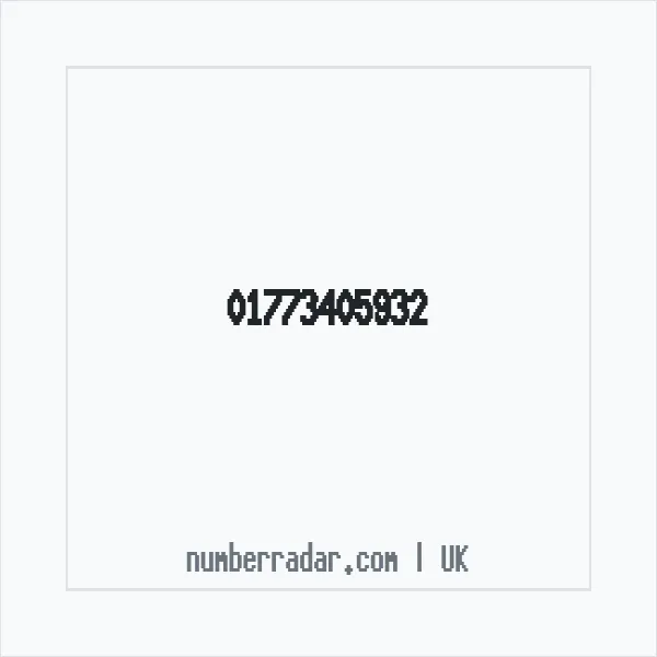 Reverse number check for +44 1773 405932 — who called me?