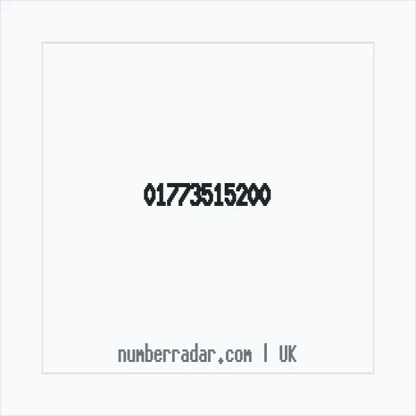 Reverse number check for +44 1773 515200 — who called me?