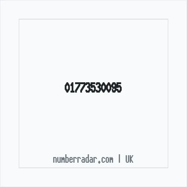 Reverse number check for +44 1773 530095 — who called me?
