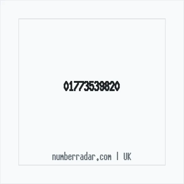 Reverse number check for +44 1773 539820 — who called me?