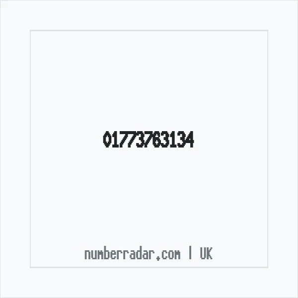 Reverse number check for +44 1773 763134 — who called me?