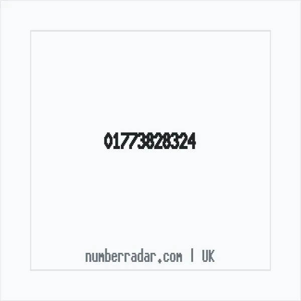 Reverse number check for +44 1773 828324 — who called me?