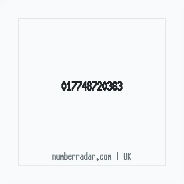 Reverse number check for +44 (1774) 872-036 — who called me?