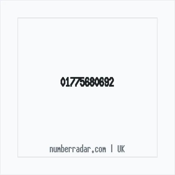 Reverse number check for +44 1775 680692 — who called me?