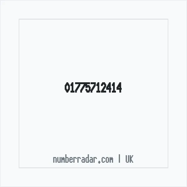 Reverse number check for +44 1775 712414 — who called me?