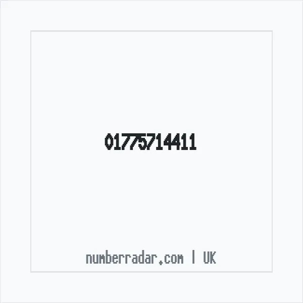 Reverse number check for +44 1775 714411 — who called me?