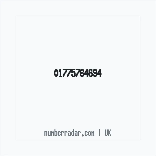 Reverse number check for +44 1775 764694 — who called me?