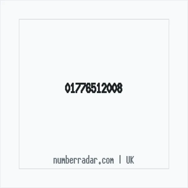 Reverse number check for +44 1776 512008 — who called me?