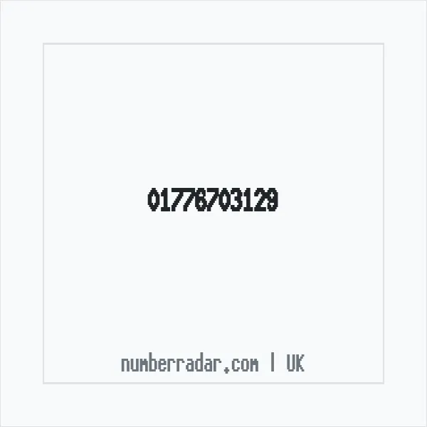 Reverse number check for +44 1776 703129 — who called me?