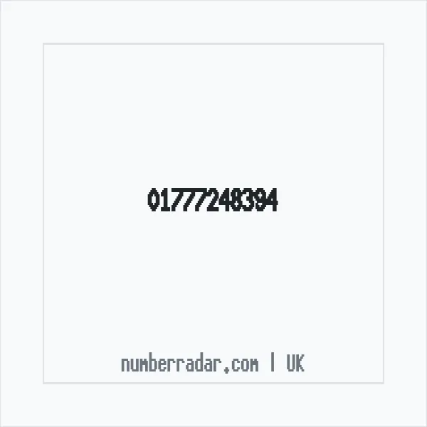 Reverse number check for +44 1777 248394 — who called me?