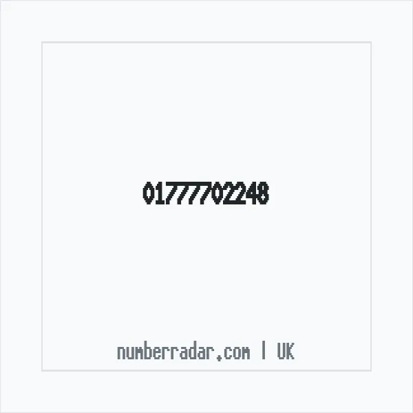 Reverse number check for +44 1777 702248 — who called me?