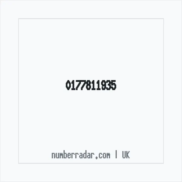 Reverse number check for +44 177811935 — who called me?