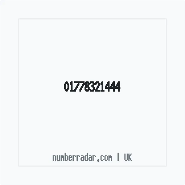Reverse number check for +44 1778 321444 — who called me?