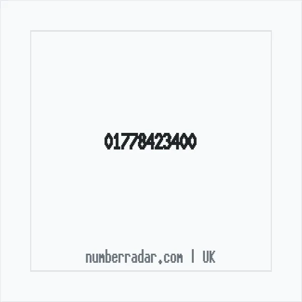 Reverse number check for +44 1778 423400 — who called me?