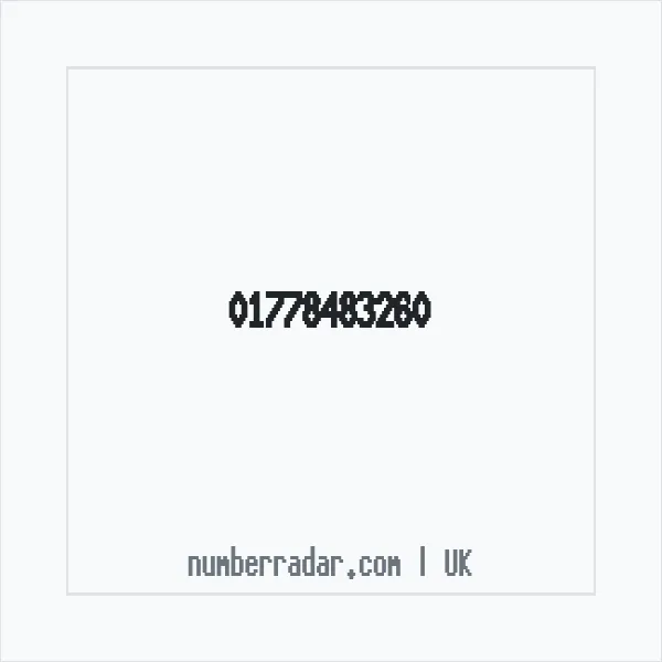 Reverse number check for +44 1778 483260 — who called me?