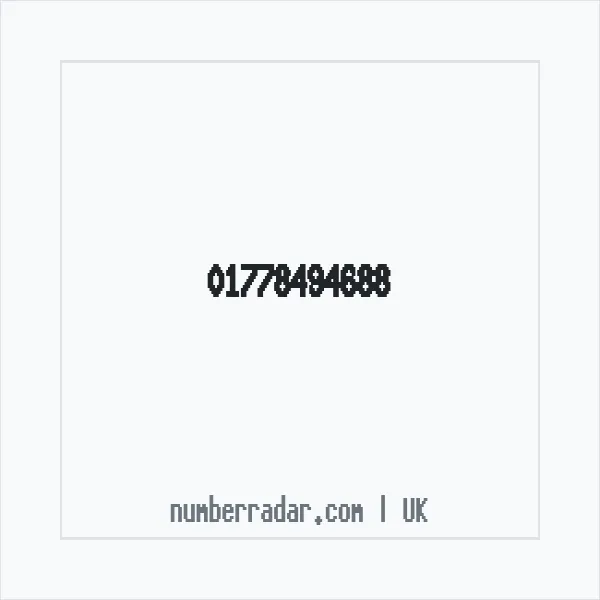 Reverse number check for +44 1778 494688 — who called me?