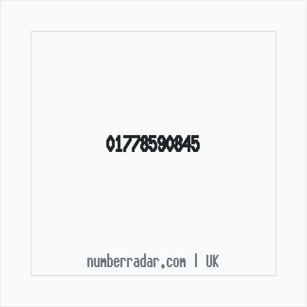 Reverse number check for +44 1778 590845 — who called me?