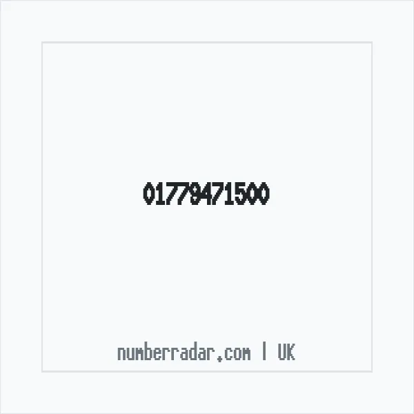 Reverse number check for +44 1779 471500 — who called me?