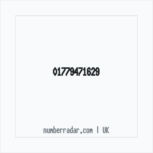 Reverse number check for +44 1779 471629 — who called me?
