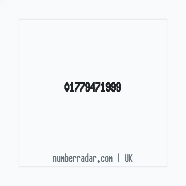 Reverse number check for +44 1779 471999 — who called me?