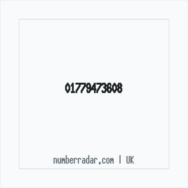Reverse number check for +44 1779 473608 — who called me?