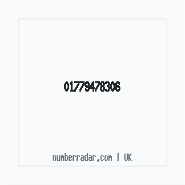 Reverse number check for +44 1779 478306 — who called me?
