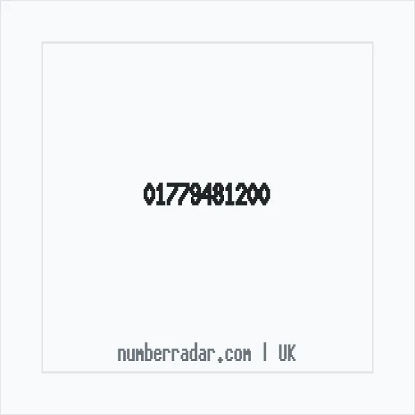 Reverse number check for +44 1779 481200 — who called me?