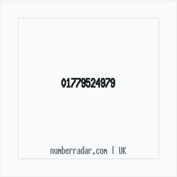 Reverse number check for +44 1779 524979 — who called me?