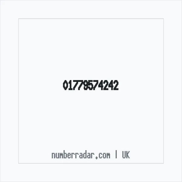Reverse number check for +44 1779 574242 — who called me?