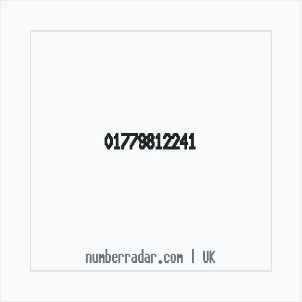 Reverse number check for +44 1779 812241 — who called me?