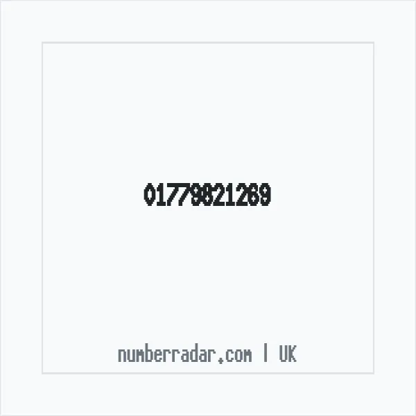 Reverse number check for +44 1779 821269 — who called me?