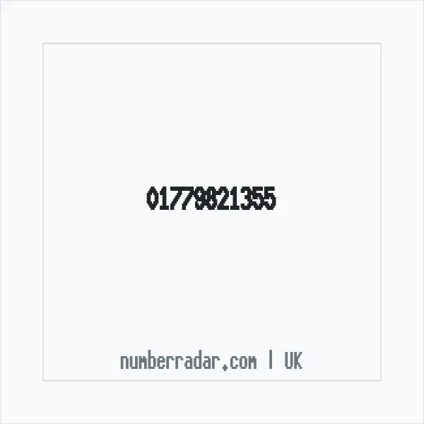 Reverse number check for +44 1779 821355 — who called me?