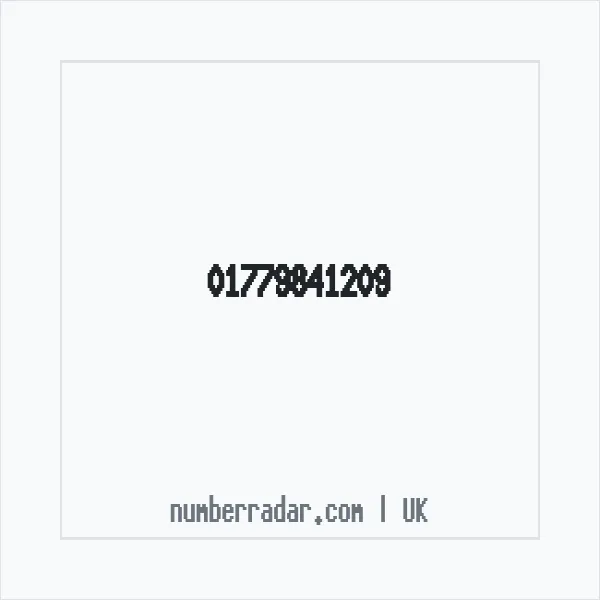 Reverse number check for +44 1779 841209 — who called me?