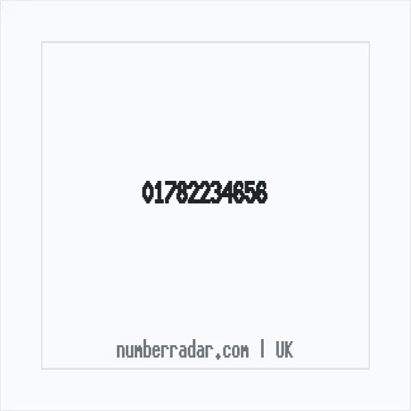 Reverse number check for +44 1782 234656 — who called me?