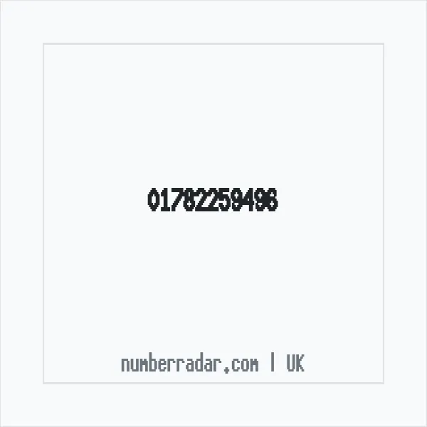 Reverse number check for +44 1782 259496 — who called me?