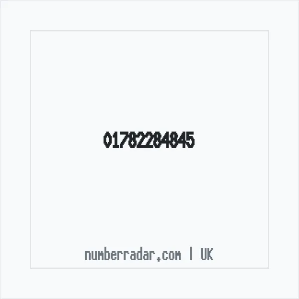 Reverse number check for +44 1782 284845 — who called me?
