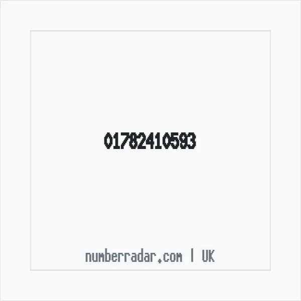 Reverse number check for +44 1782 410593 — who called me?