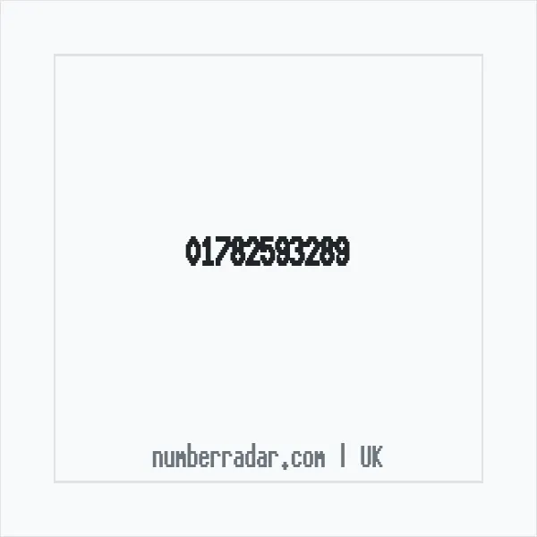 Reverse number check for +44 1782 593289 — who called me?